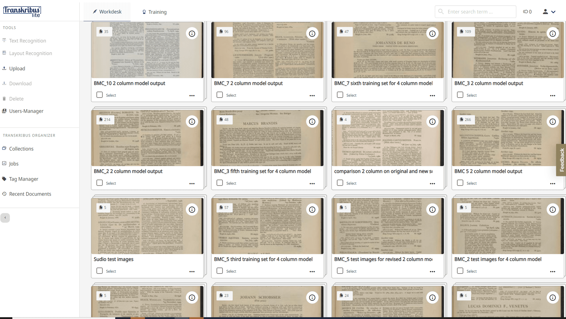 Layout and Text recognition