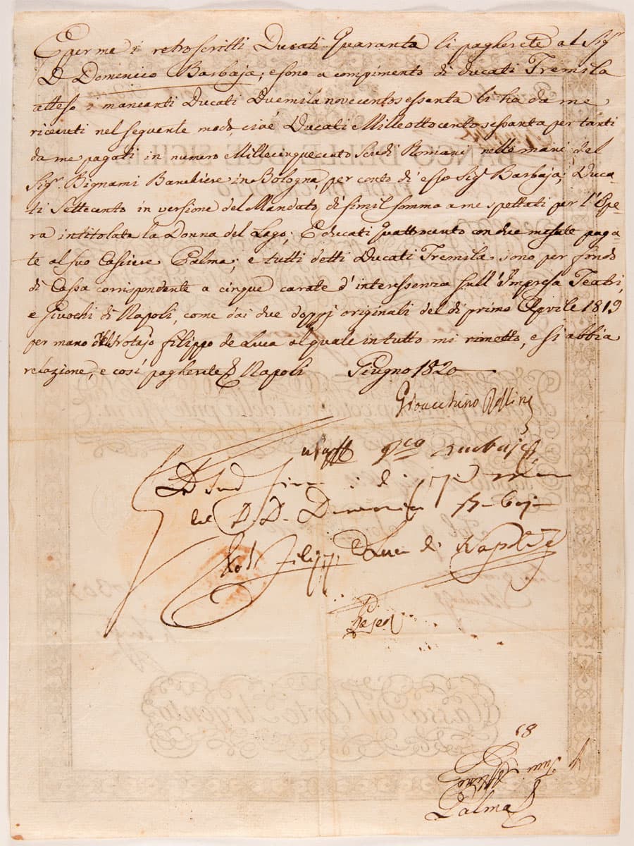 Il contesto della documentazione: Archivio Storico del Banco di Napoli