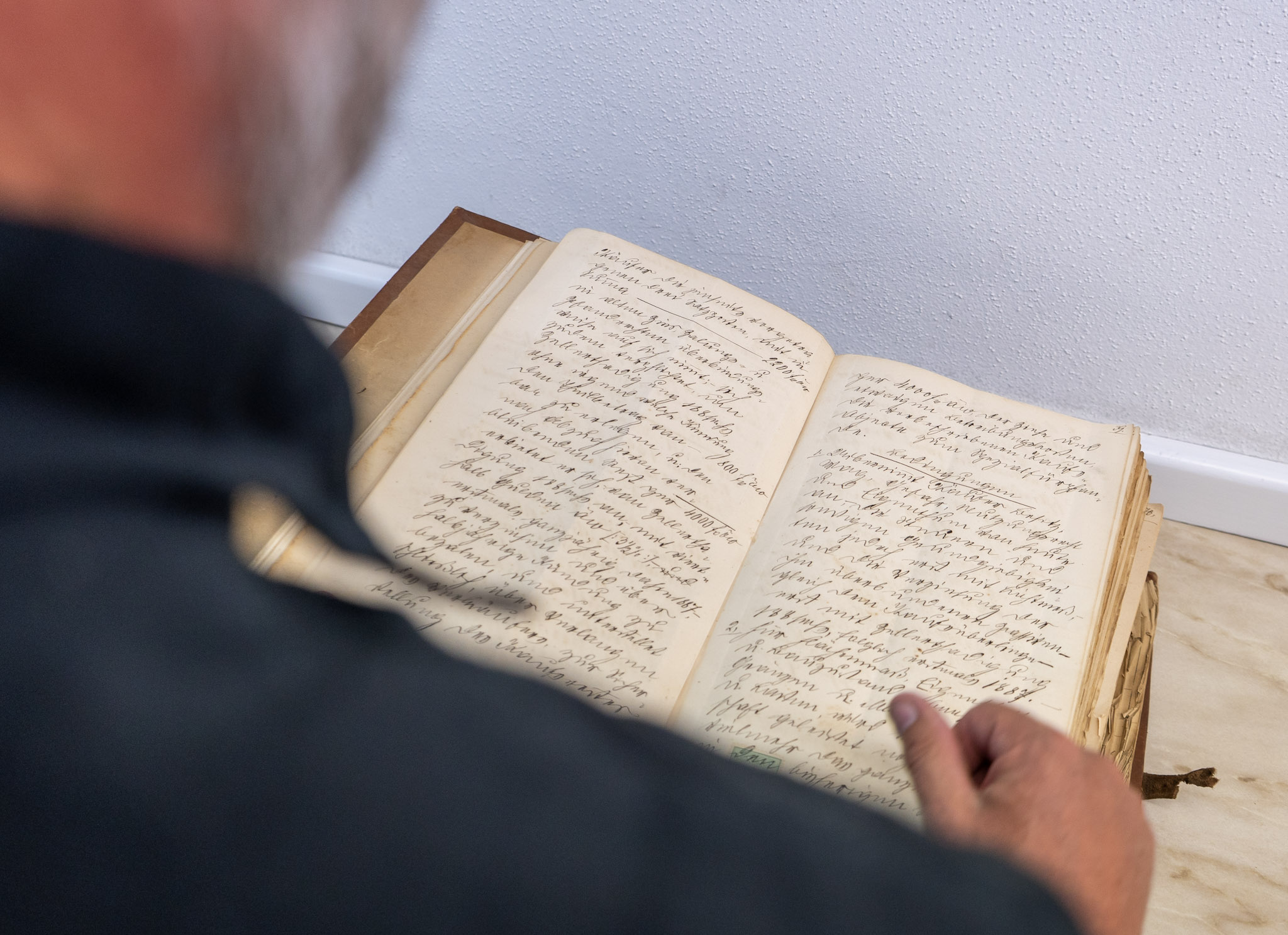 Reading historical council minutes