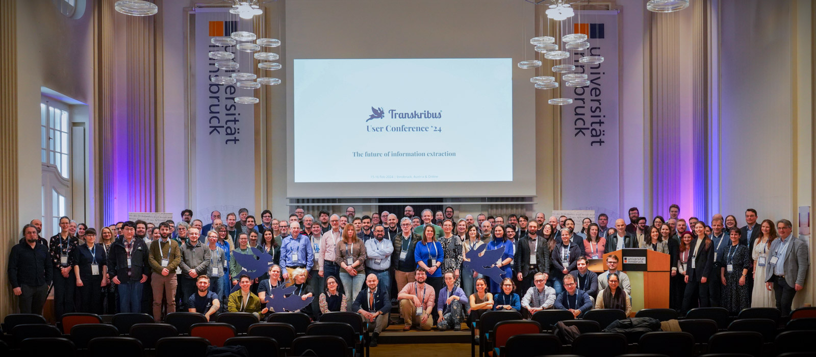 Attendees of a previous Transkribus User Conference